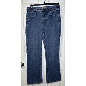 Hannah Women's Bootcut Mid Rise Medium Wash Blue Jeans Size 10 (32 X 30)